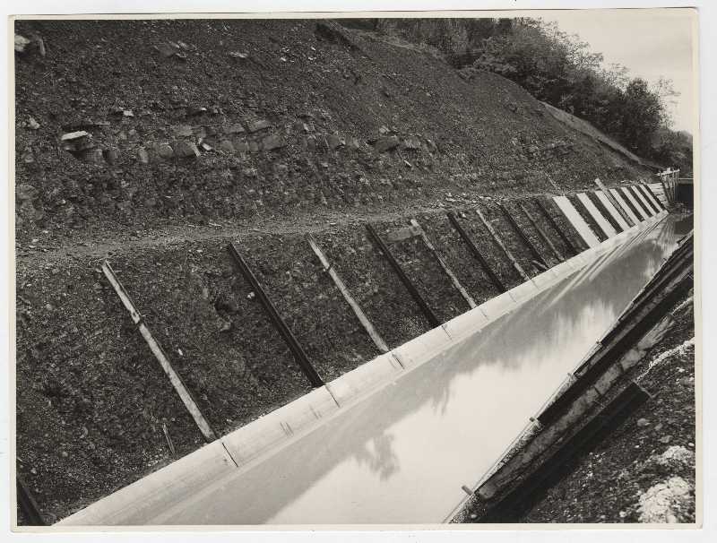 Costruzione del canale aperto, primo tronco. Farra d'Isonzo